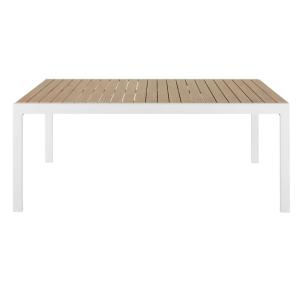 Table de jardin extensible en aluminium imitation teck 8/12…