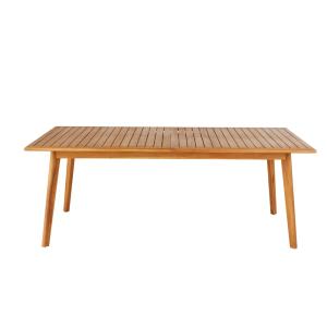 Table de jardin extensible en bois de teck 8/12 personnes L…