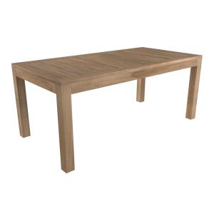 Table de jardin extensible en teck 6 à 10 personnes