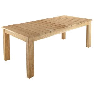 Table de jardin extensible en teck recyclé 8/10 personnes L…