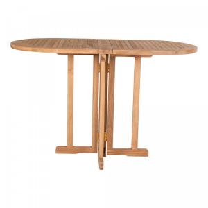 Table de jardin pliante 4 places en bois de teck massif