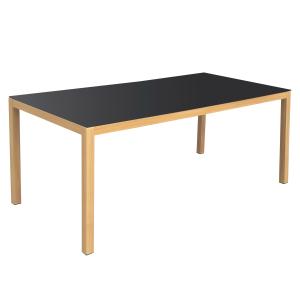 Table de jardin rectangulaire (180x90x74cm) effet bois   pl…