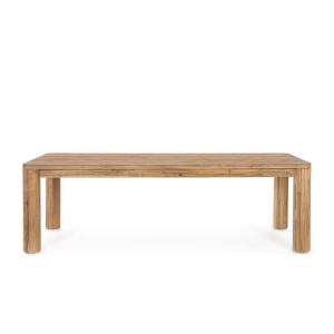 Table de jardin rectangulaire en teck L240