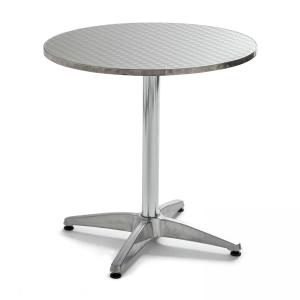 Table de jardin ronde en aluminium