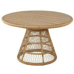 Table de jardin ronde professionnelle 4 personnes en bois d…