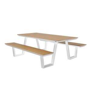 Table de pique-nique, 6 personnes en aluminium et polywood,…