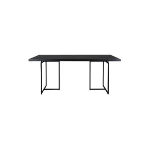 Table de repas 12 pl en bois noir