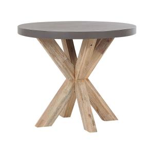 Table de repas 4 personnes en fibre-ciment gris