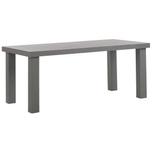 Table de repas 6 personnes en fibre-ciment gris