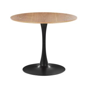 Table de repas 90 cm 90 cm bois effet clair