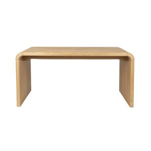 Table de repas en bois clair 160 cm