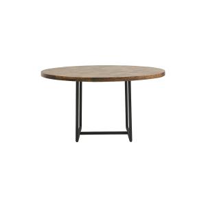 Table de repas en bois foncé D140