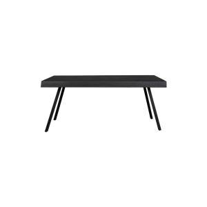 Table de repas en bois noir