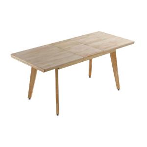 Table de repas extensible en bois de chêne