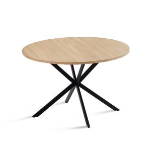Table de repas extensible mélamine métal pour 4/6 personnes…