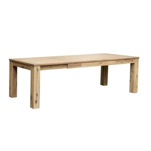 Table de repas rectangulaire en acacia, 8/10 couverts teint…