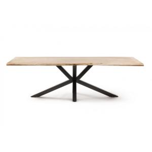 Table de repas rectangulaire en bois massif