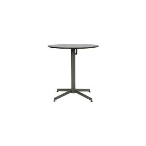 Table de repas ronde 3 places en métal vert