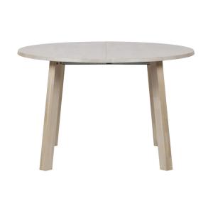 Table de repas ronde extensible en chêne clair