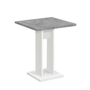 Table de Salle à Manger Carrée 70x70cm - Gris