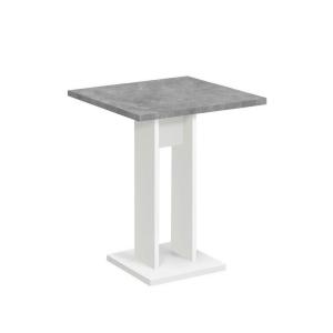 Table de Salle à Manger Carrée 70x70cm - Gris béton