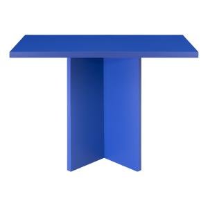 Table de salle à manger carrée laquée MDF 3cm Bleu Prusse 1…