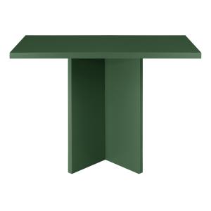 Table de salle à manger carrée laquée MDF 3cm Verte Cèdre 1…