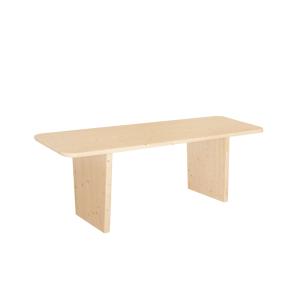 Table de salle à manger en bois bois beige 200x80cm