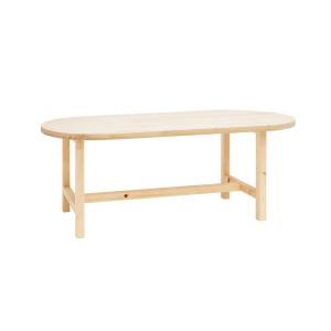Table de salle à manger en bois de sapin naturelle 160x75cm