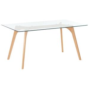 Table de salle à manger en verre de sécurité 4 personnes L1…