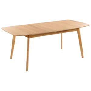 Table de salle à manger extensible chêne clair 150 190 cm 9…