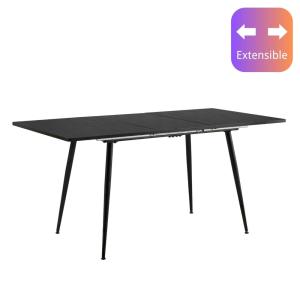 Table de salle à manger extensible rectangulaire scandinave…