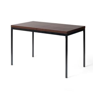 Table de salle à manger rectangulaire effet bois noyer 120*…