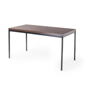 Table de salle à manger rectangulaire effet bois noyer 150*…