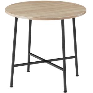 Table de salle à manger Style industriel 80 x 76 cm Bois cl…