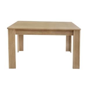 Table de salle rectangulaire naturelle en bois de chêne rob…