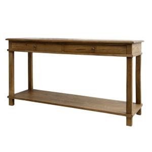 Table de service desserte en bois de peuplier marron 158 x…