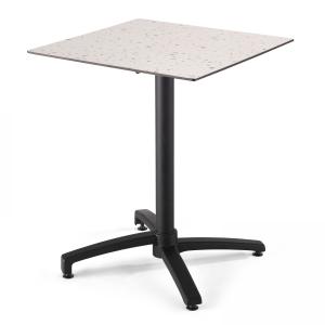 Table de terrasse 60 cm inclinable terrazzo