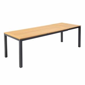 Table de terrasse rectangulaire extensible 180/240 cm bois…