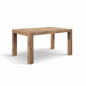 Table en bois, finition chêne rustique, ext.160x90-240x90cm