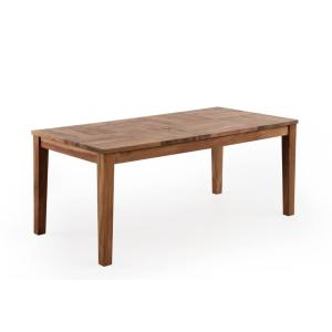 Table en bois massif d'acacia recyclé 180x90 cm
