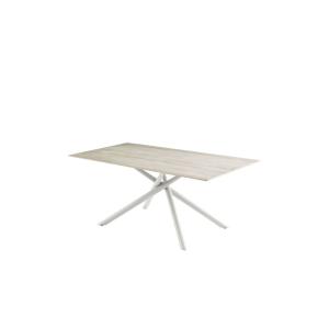 Table en céramique L180 8 places beige