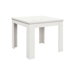 Table en frêne blanc dépliable 90×90-180×90 cm