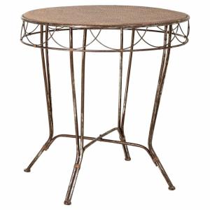 Table en métal 75,5x75,5x76,8h cm