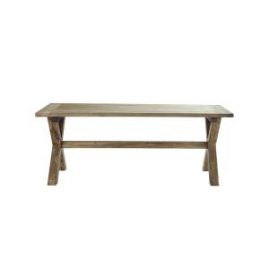 Table en teck recyclé massif 6 pers.