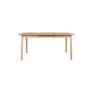 Table extensible 120/162x80cm en bois beige