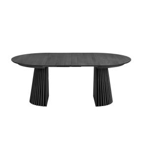 Table extensible 6/8 personnes ø120cm (160/200) chêne noir