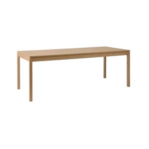 Table extensible 8 à 10 personnes effet bois clair