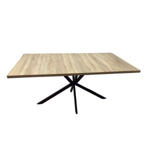 Table extensible 8 personnes effet bois 200cm