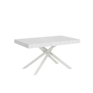 Table extensible 90x160/420 cm effet bois cachemire